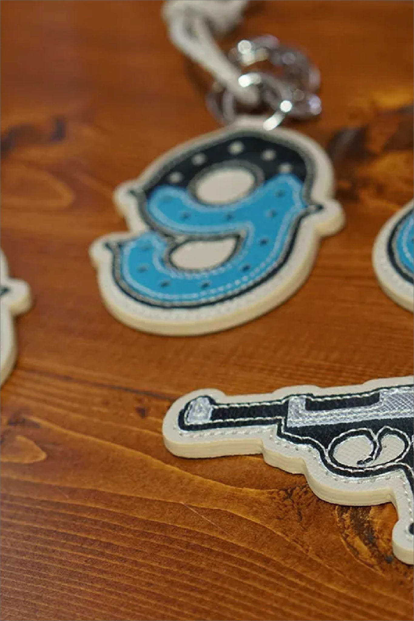 GENTIL BANDIT ジャンティバンティ イニシャルキーホルダー ナンバー GBK1963