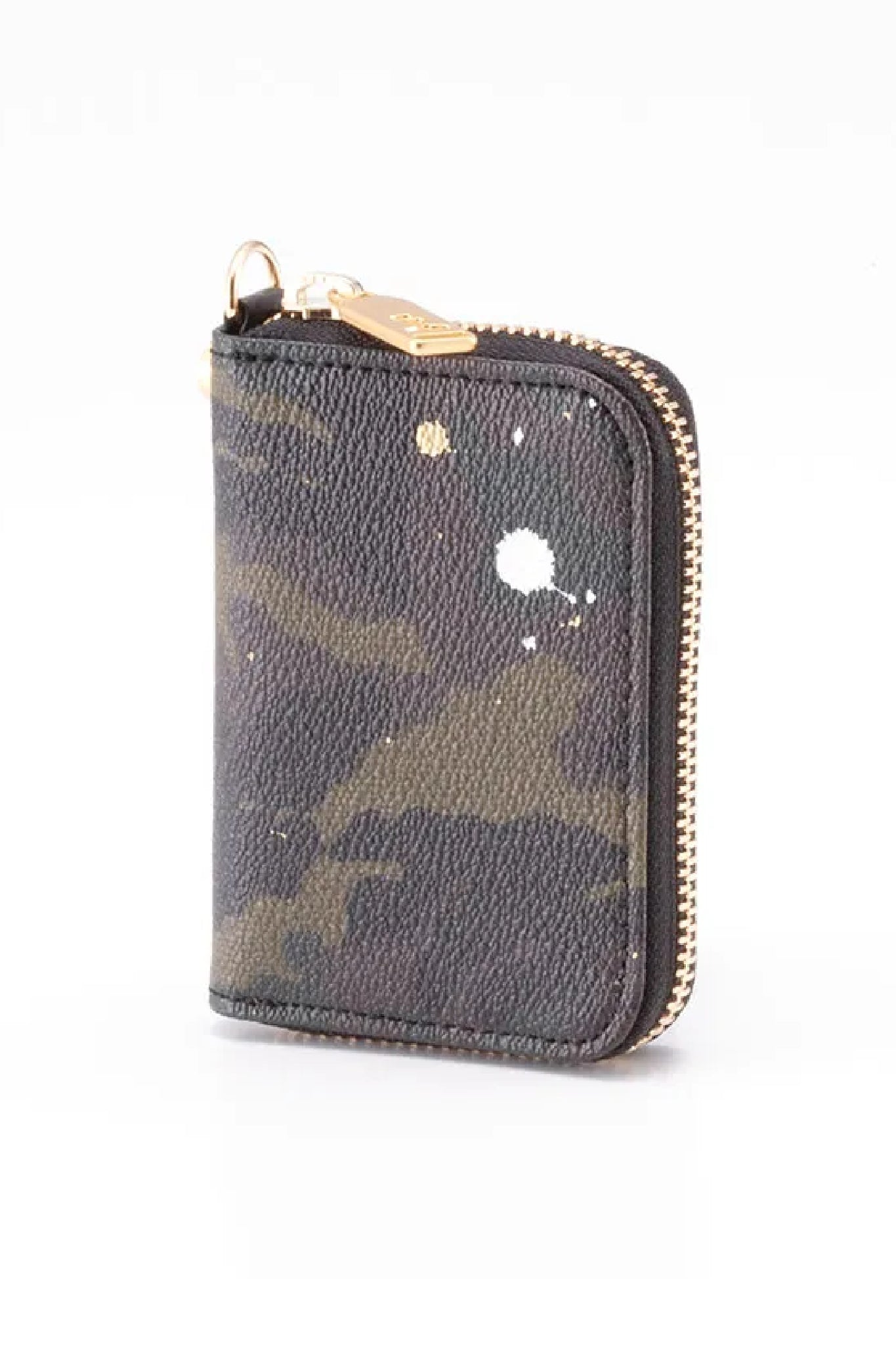 GENTIL BANDIT ジャンティバンティ ラウンドジップキーケース GBK1965-BLK KHAKIxCAMO