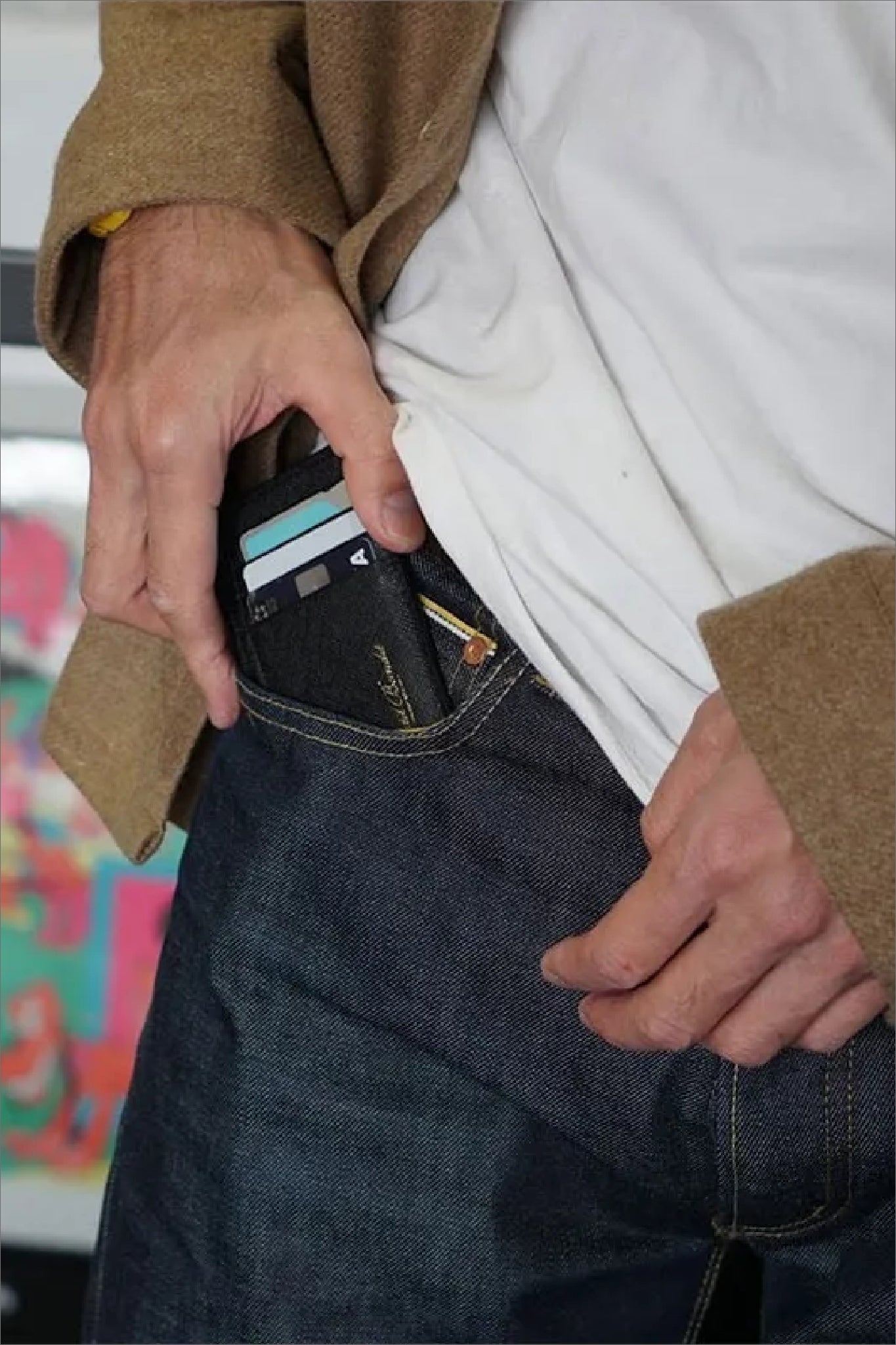 GENTIL BANDIT ジャンティバンティ マルチカードケース GBW1964 KHAKIxCAMO