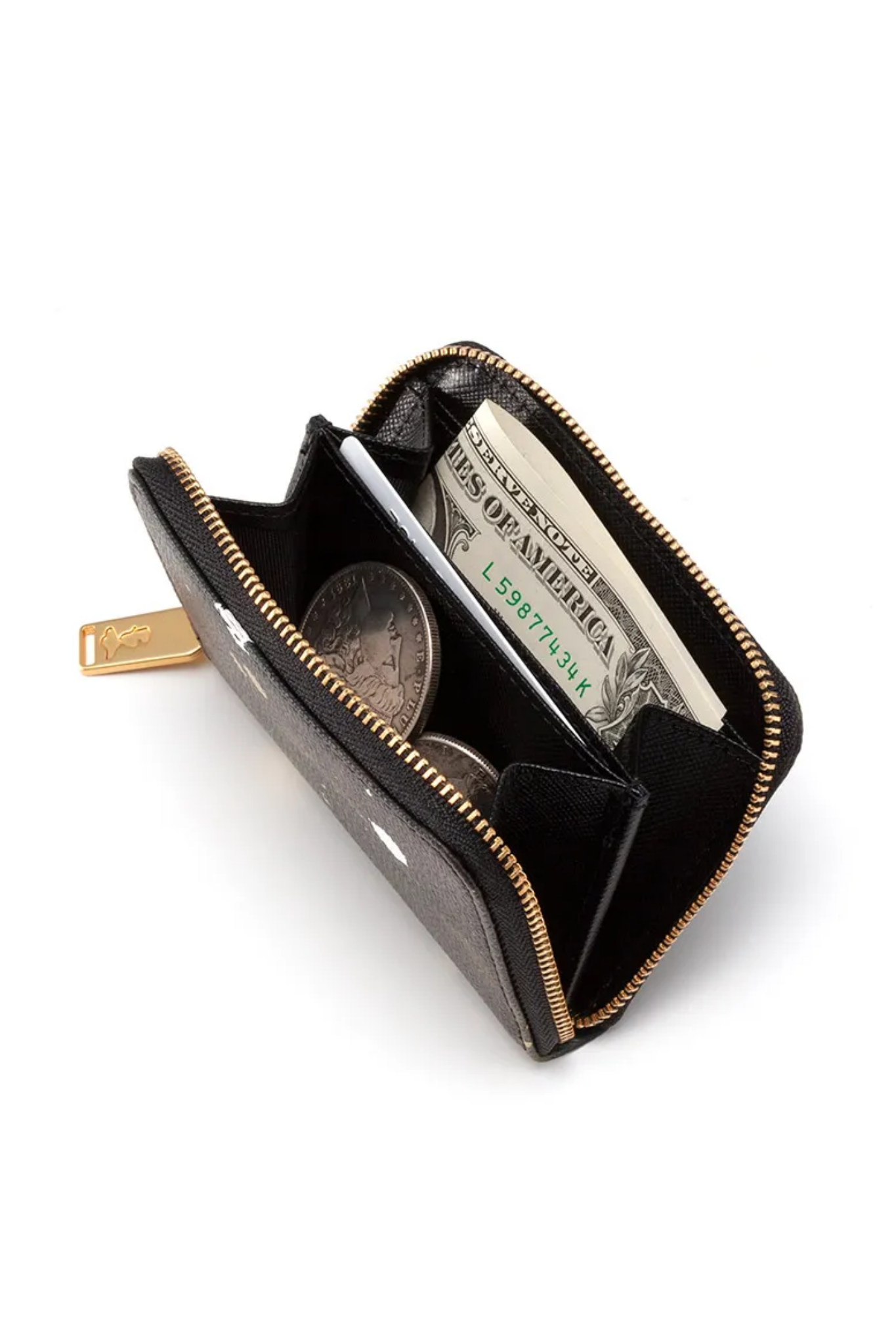 GENTIL BANDIT ジャンティバンティ ラウンドジップミニウォレット GBW1966 KHAKIxCAMO