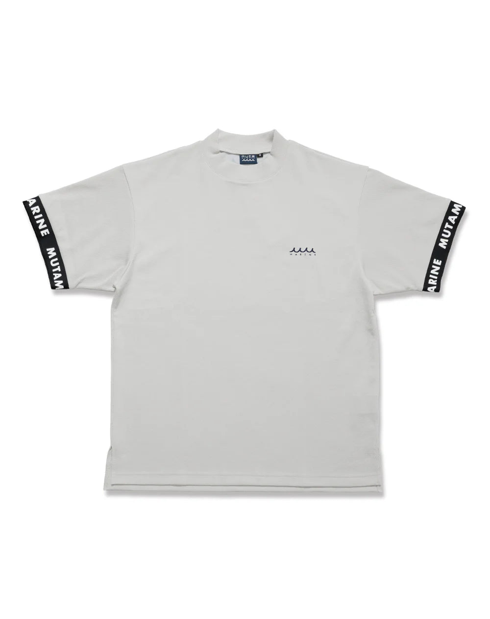 ポップコーンニット モックネックシャツ GREY