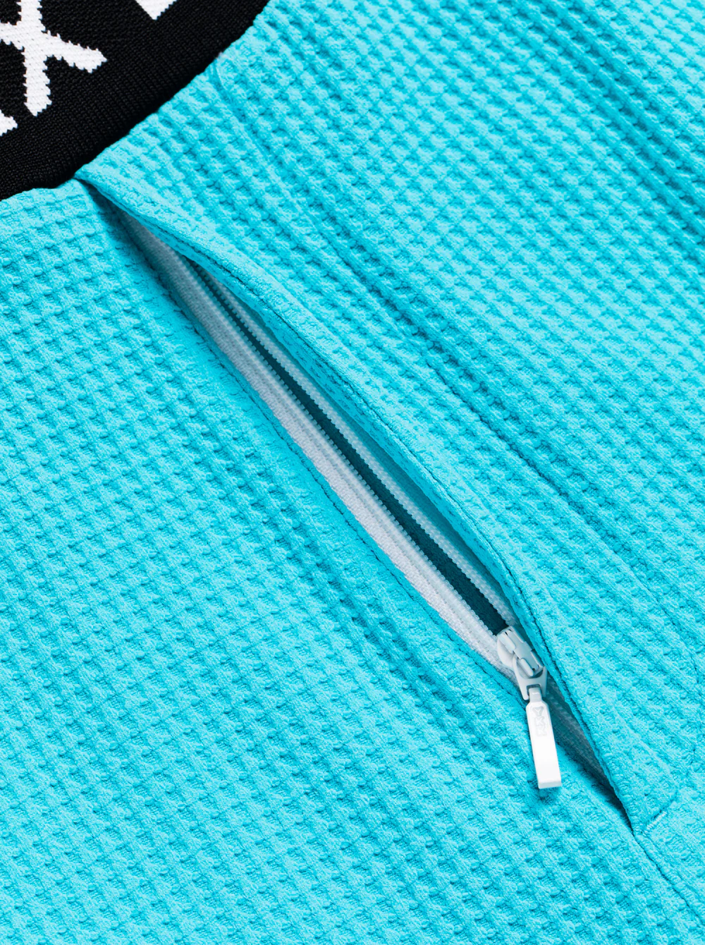 DEVEREUX GOLF Southern Drawワッフルロゴテープショーツ 763572407-AQUA