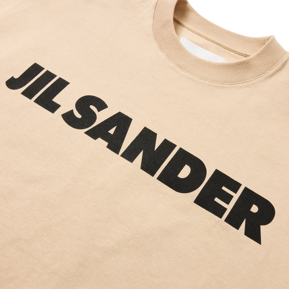 Tシャツ ロゴ入り コットンジャージー J21GC0001 DARKSAND ダークサンド