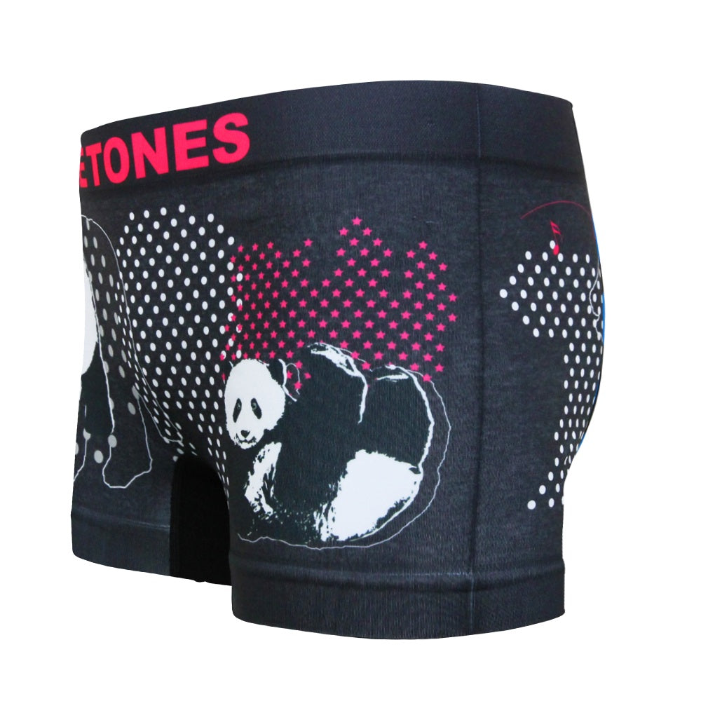 BETONES ビトーンズ MENS ボクサーパンツ ANIMAL D004 PANDA 9-L BLACK