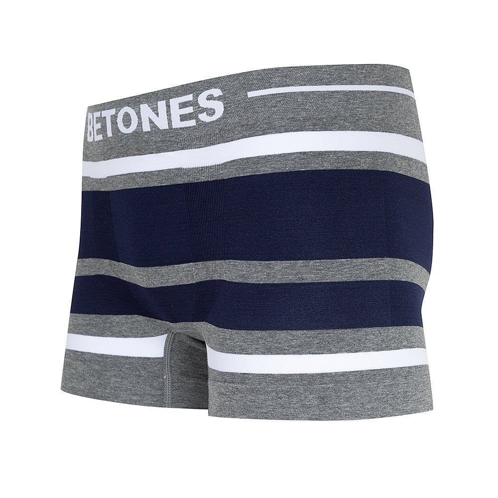 BETONES ビトーンズ ボクサーパンツ BREATH BR001 WHITExNAVY