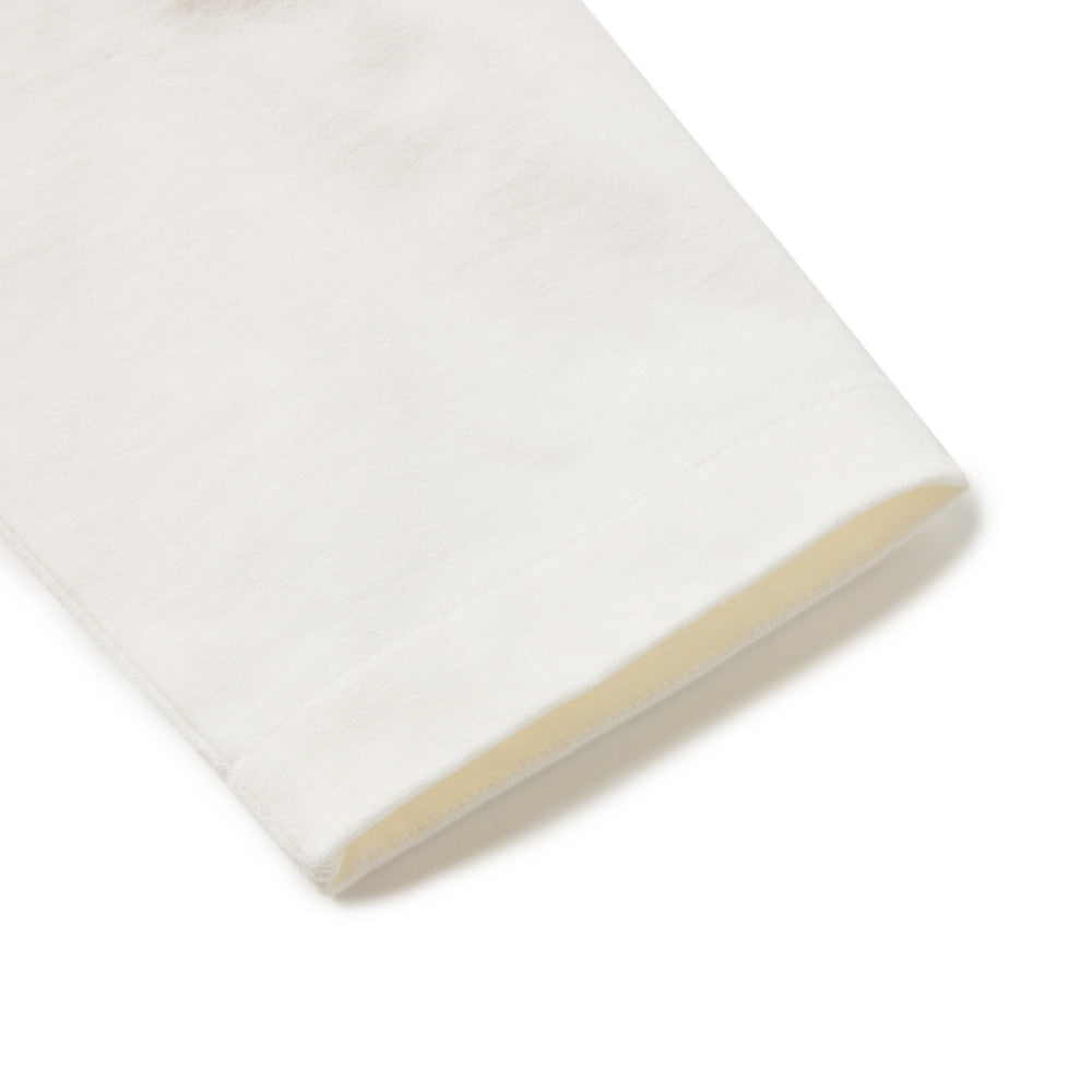 ロンT ロゴ入り クルーネック J22GC0136 WHITE ホワイト