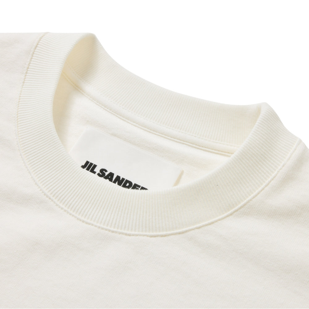 ロンT ロゴ入り クルーネック J22GC0136 WHITE ホワイト