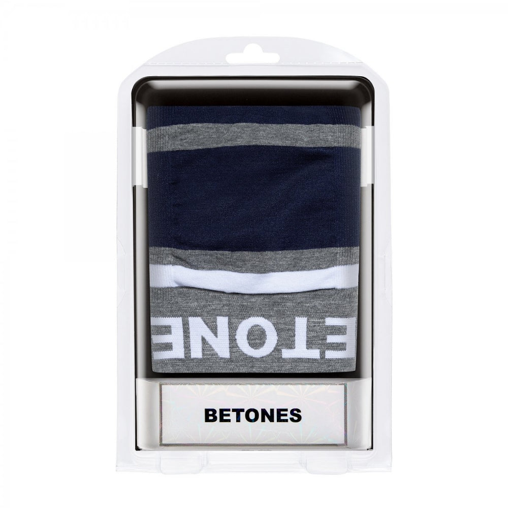 BETONES ビトーンズ ボクサーパンツ BREATH BR001 WHITExNAVY