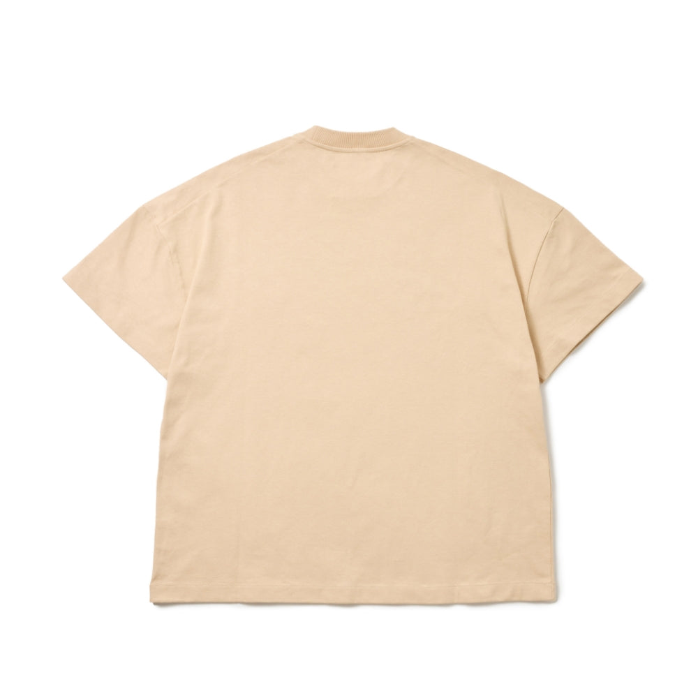 Tシャツ ロゴ入り コットンジャージー J21GC0001 DARKSAND ダークサンド