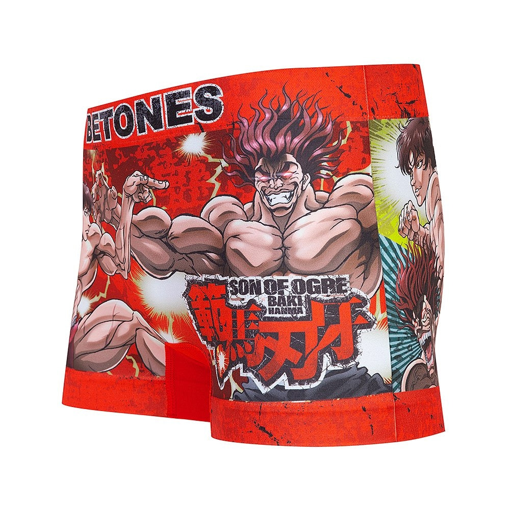 BETONES ビトーンズ ボクサーパンツ 範馬刃牙 BAKI 001 RED