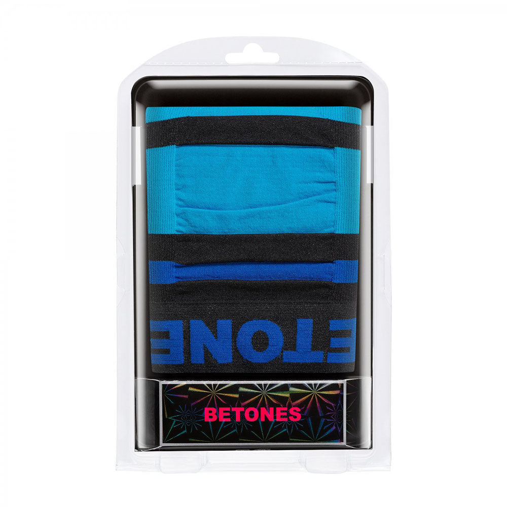 BETONES ビトーンズ ボクサーパンツ BLACK AKER-BAK001 DARK BLUExBLUE