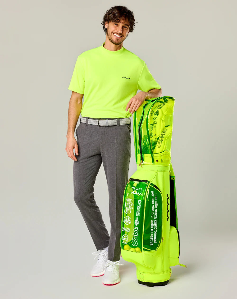 muta MARINE ムータマリン GOLF 自立式キャディバッグ&ヘッドカバーセット