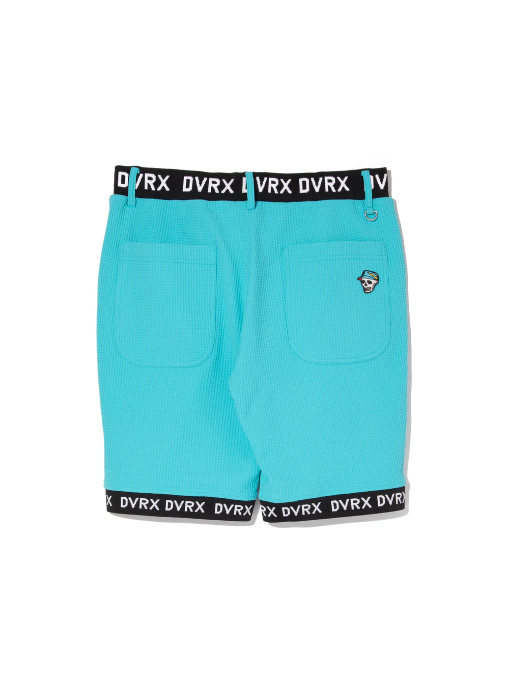 DEVEREUX GOLF Southern Drawワッフルロゴテープショーツ 763572407-AQUA