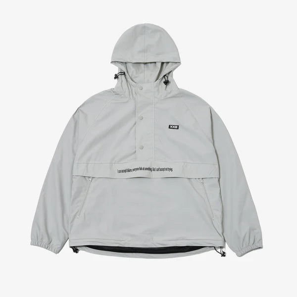 XXIII COTTON ANORAK JACKET GREY