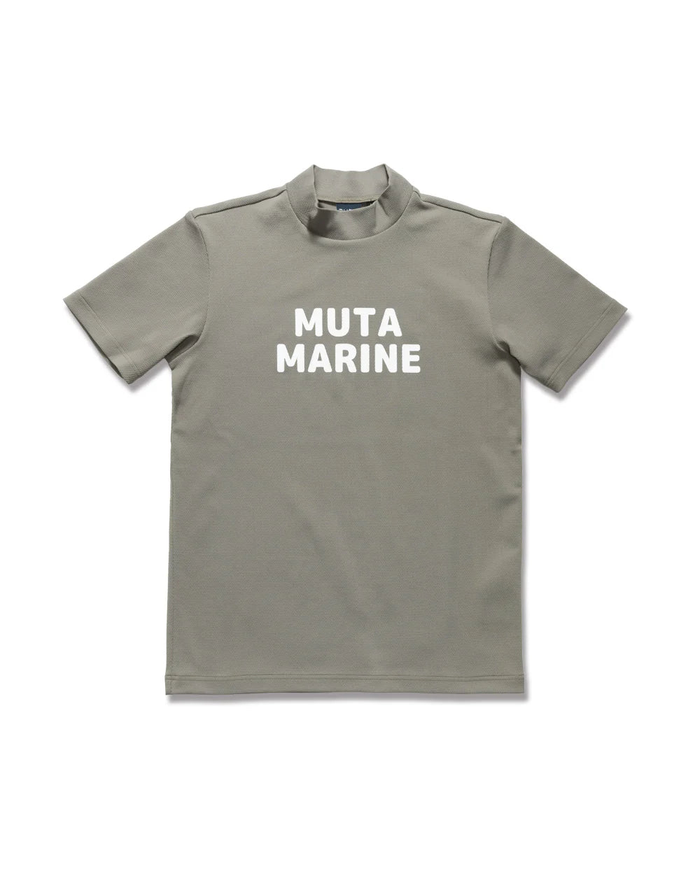 ポップコーンニット モックネックシャツ KHAKI