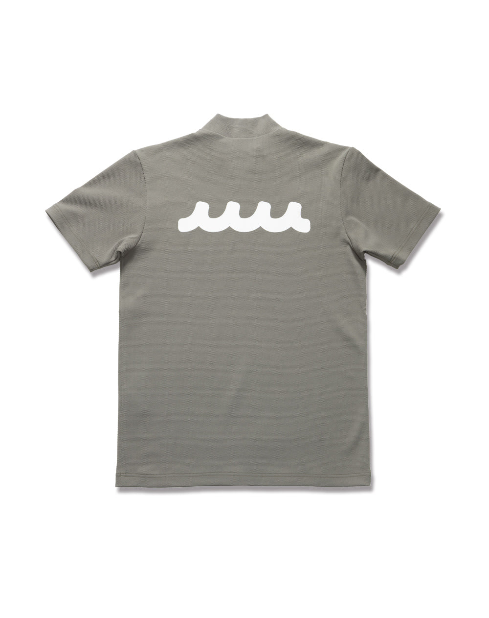 ポップコーンニット モックネックシャツ KHAKI