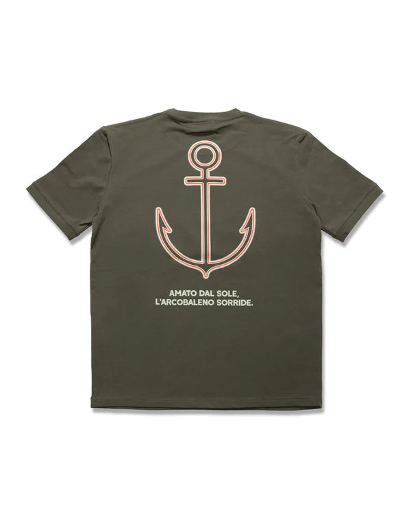 NEON WAVE ストレッチTシャツ KHAKI