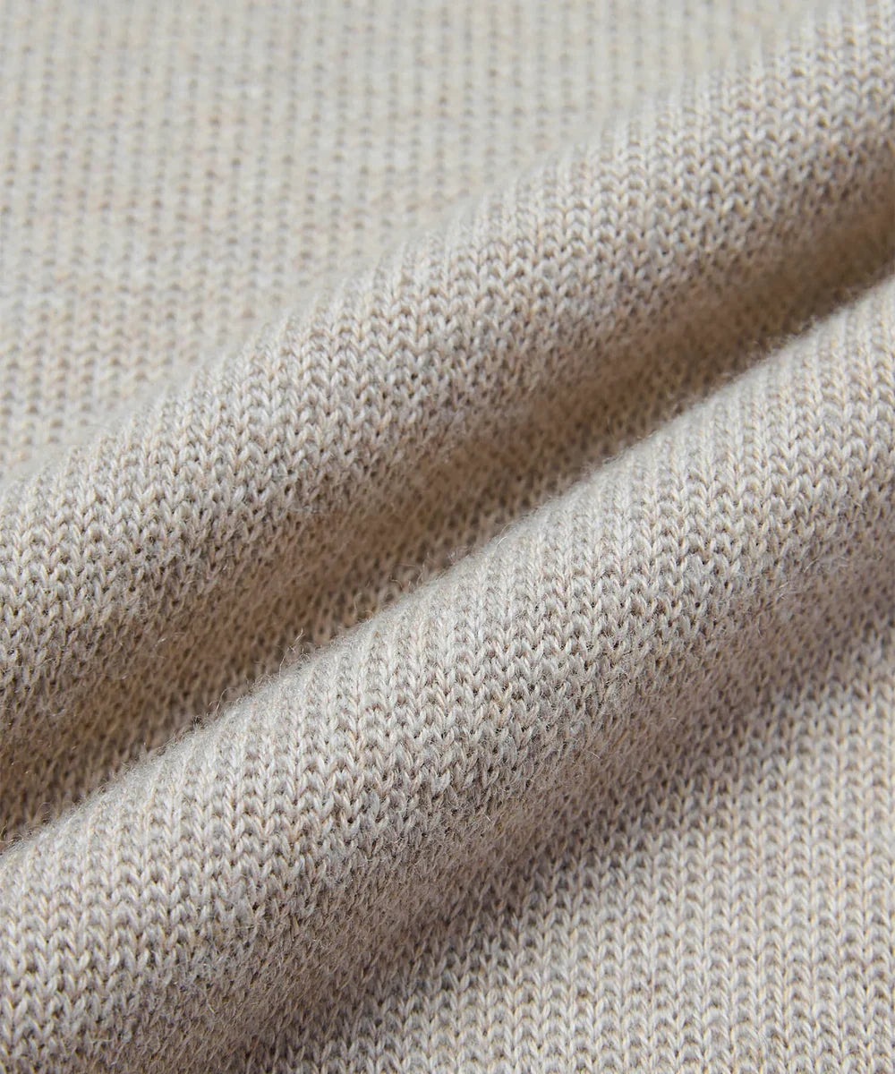SEA GREEN FRENCH TERRY KNIT PULLOVER