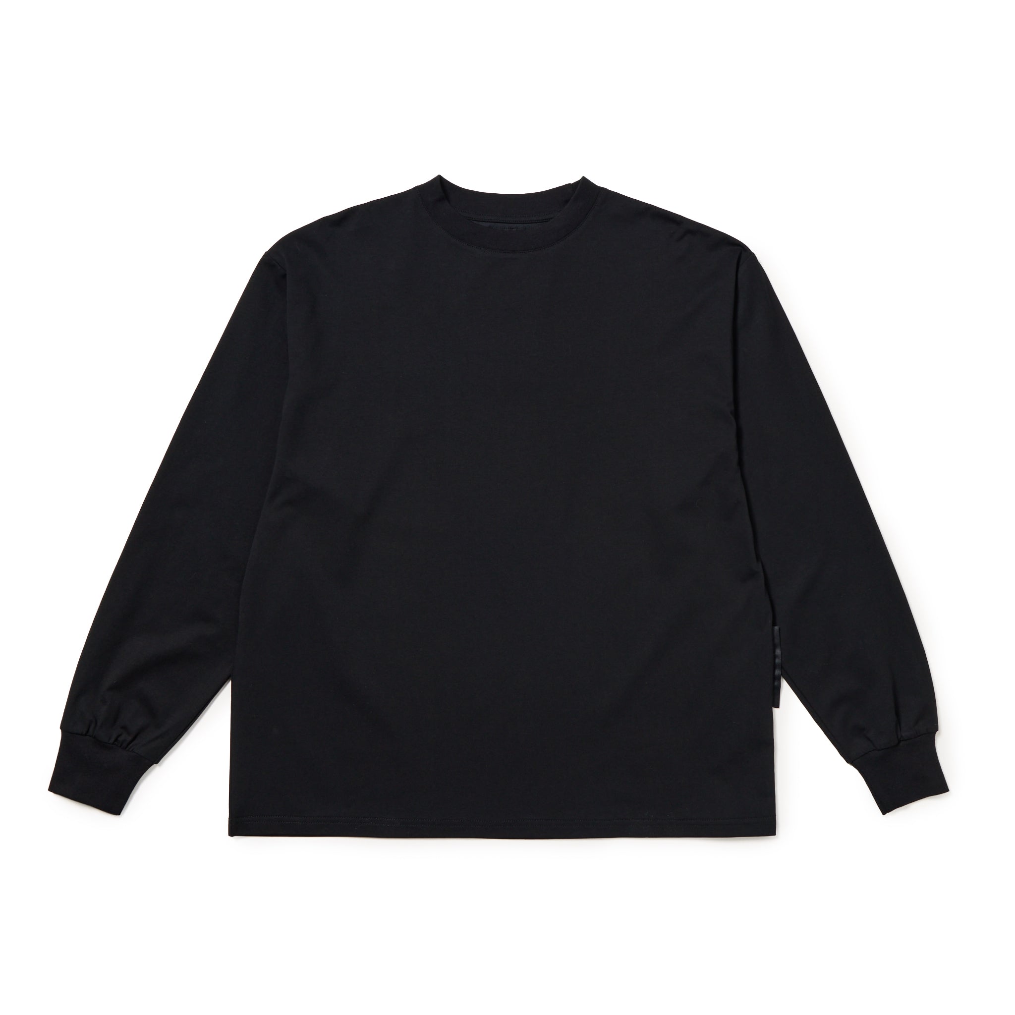 【予約受付】long sleeve mock neck t-shirt black LS1001