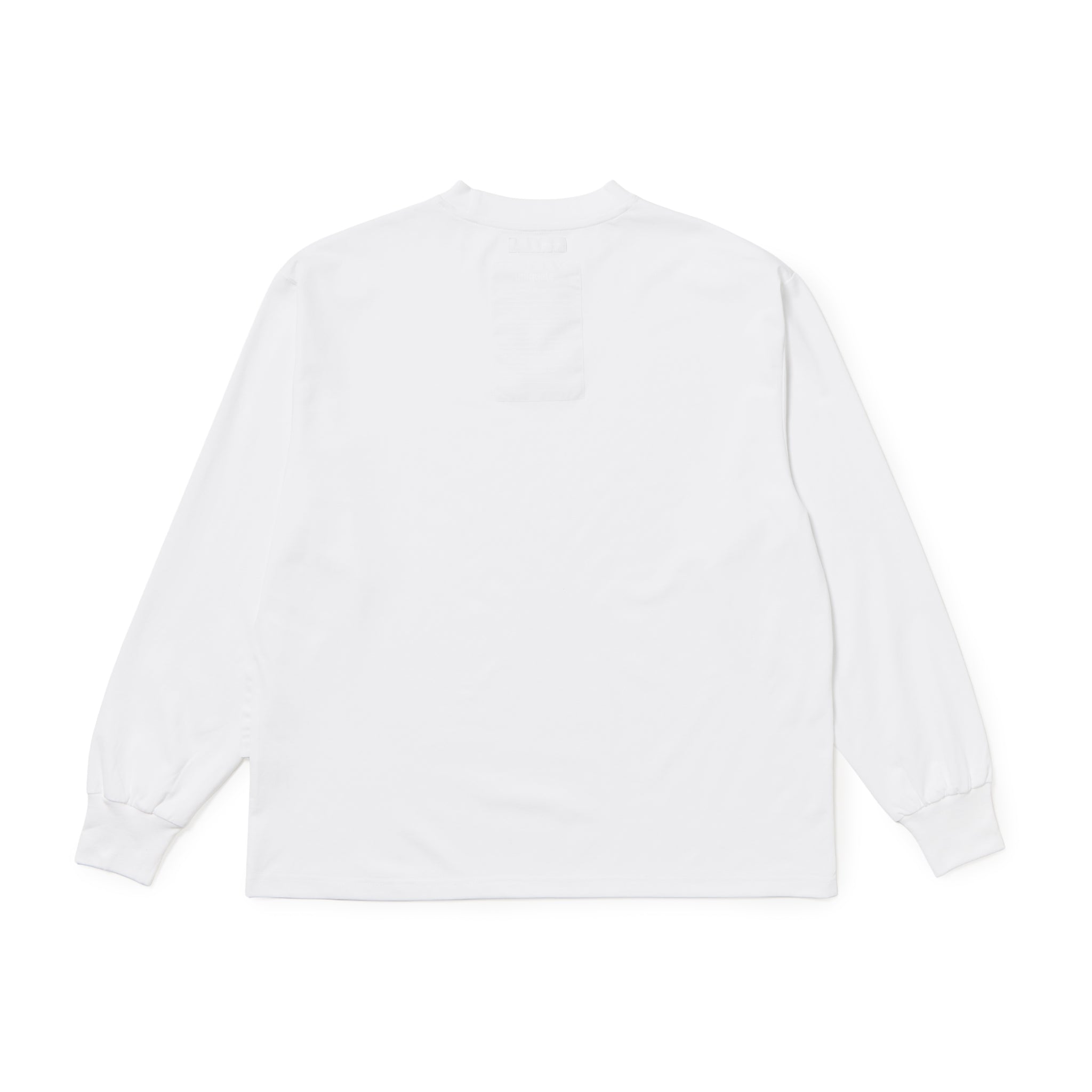 【予約受付】long sleeve mock neck t-shirt white LS1001