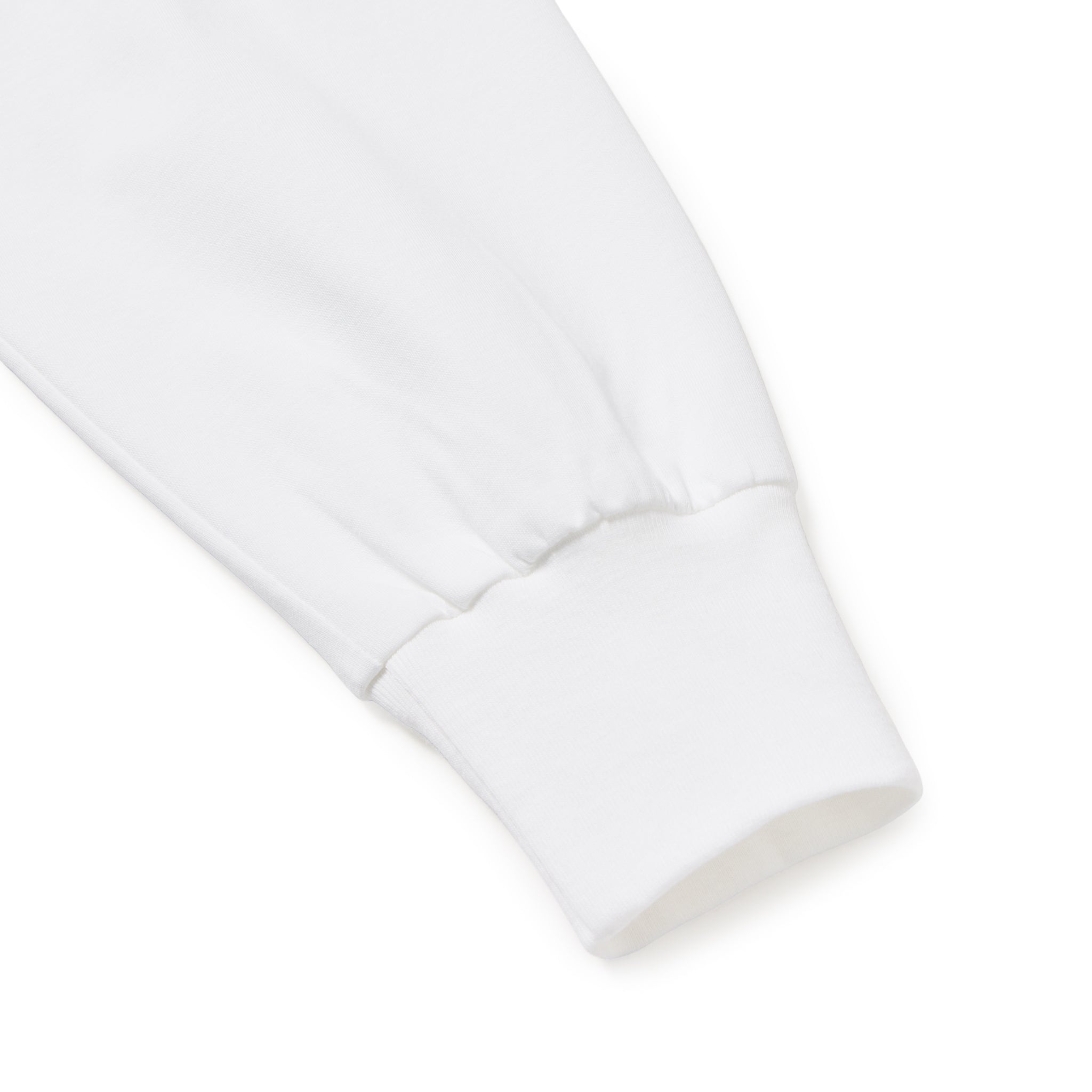 long sleeve mock neck t-shirt white LS1001