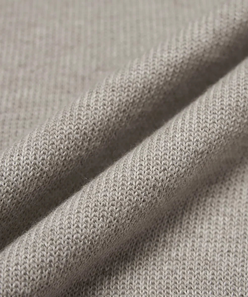 SEA GREEN FRENCH TERRY KNIT PULLOVER
