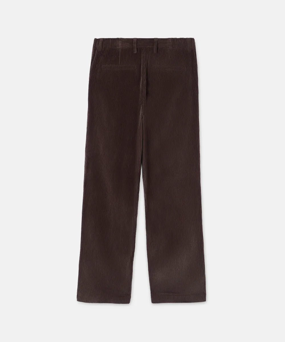 SEA GREEN WIDE WALE CORDUROY LOOSE PANTS