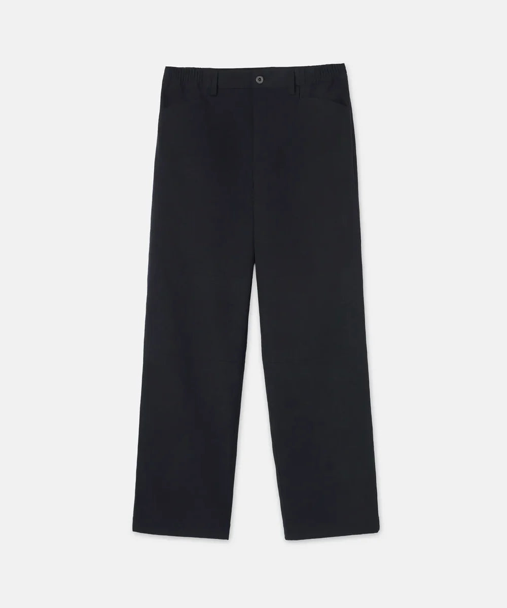 SEA GREEN ECO SUEDE LOOSE PANTS