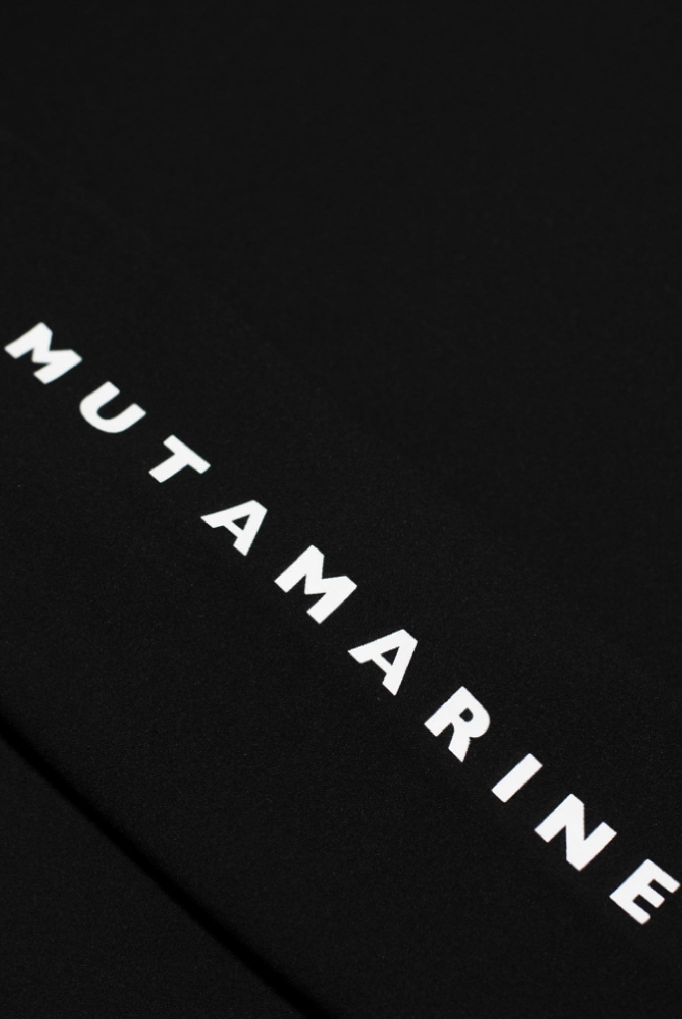 ナイロンジャージ モックネック プルオーバー MGSG-240152 ストレッチ 裏起毛 / WHITE×BLACK