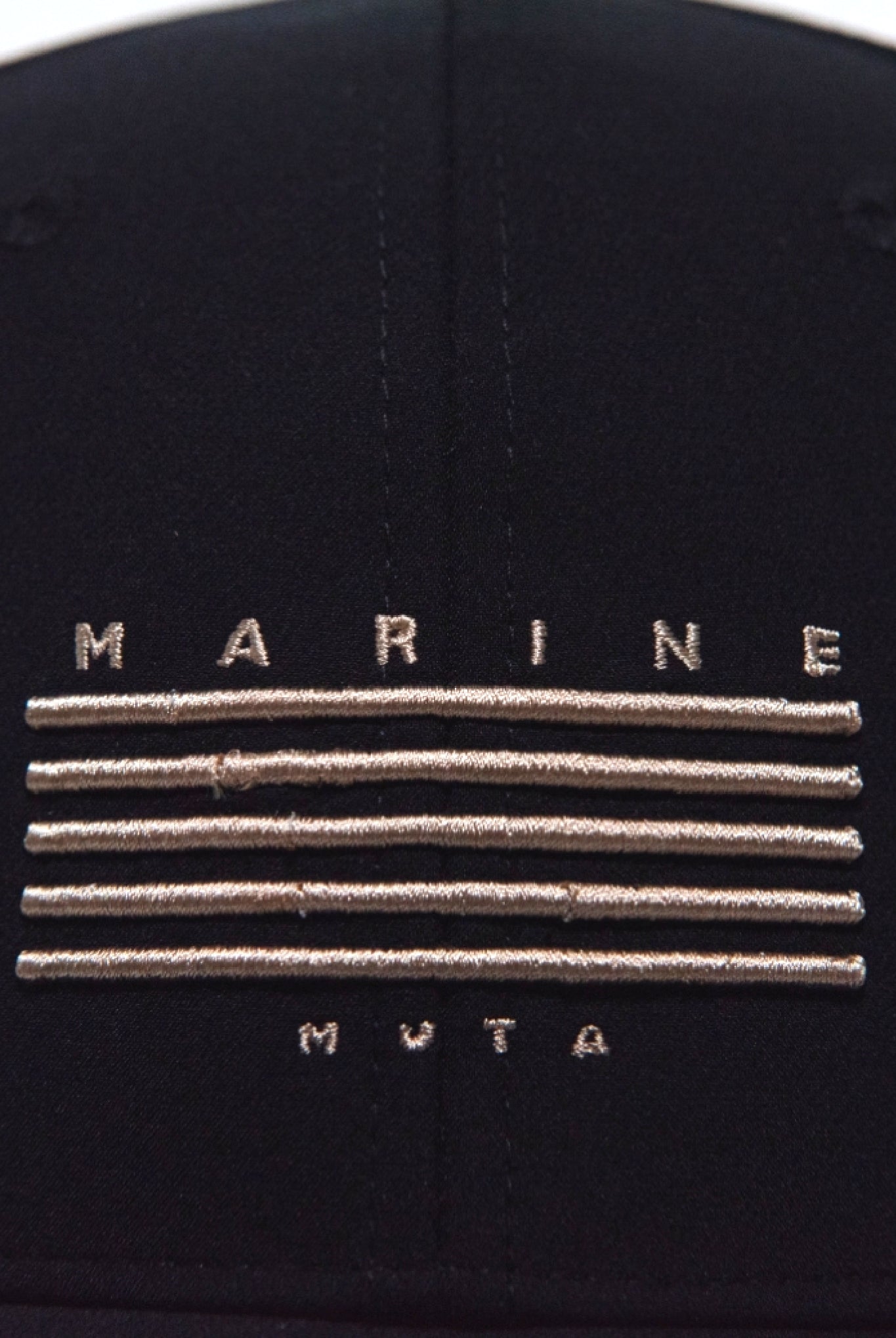 5LINE ロゴキャップ MMAV-622175 キャップ サイズ調整可能 ユニセックス / BLACK