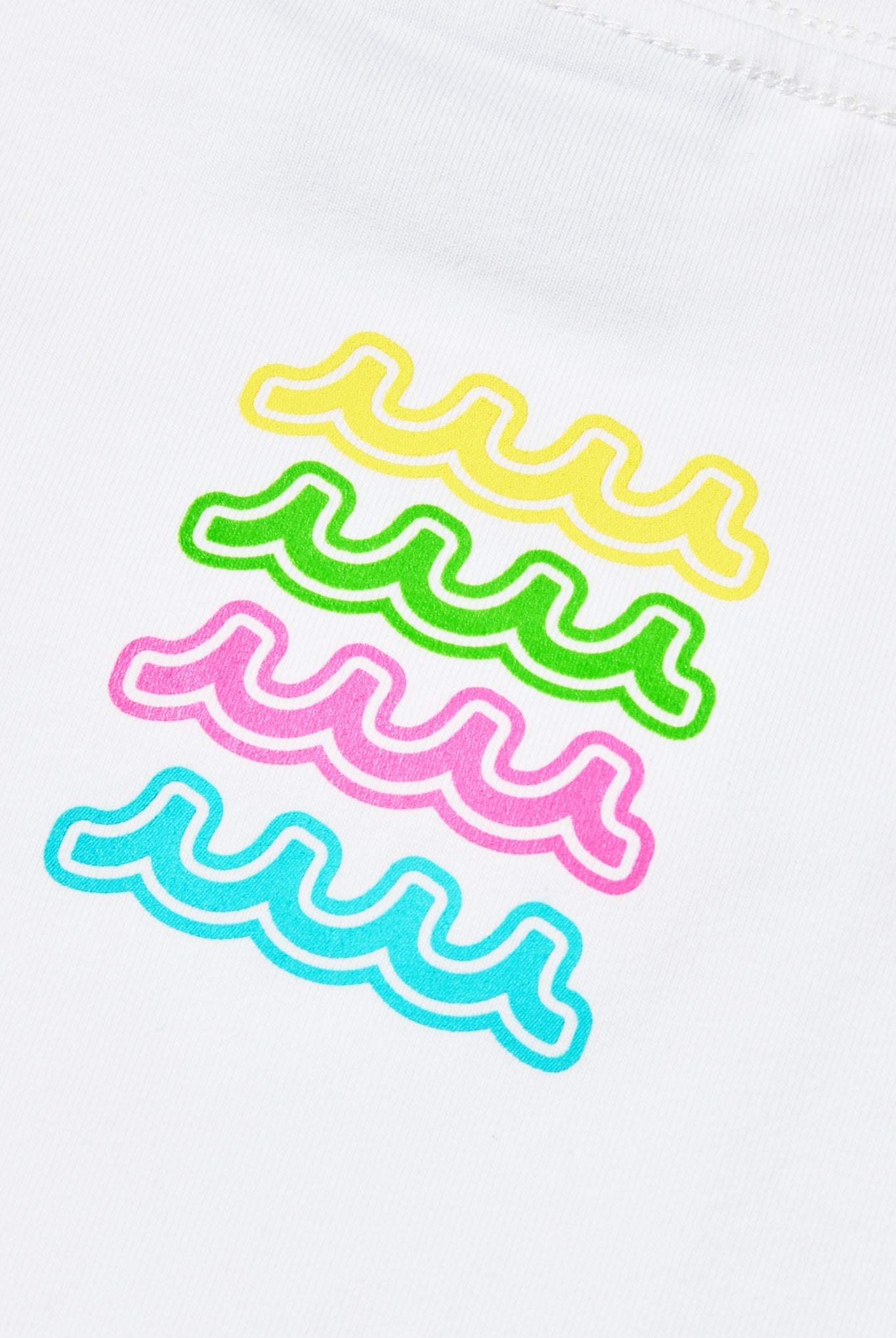MELT WAVE Tシャツ MMAX-434461 / WHITE×RAINBOW
