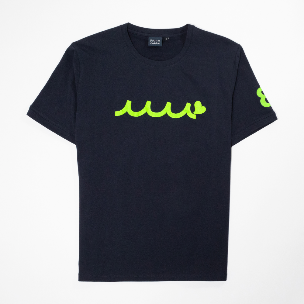 MUTA MARINE サイズ6 muta MARINE ムータ マリン | Tシャツ ネイビー×グリーン