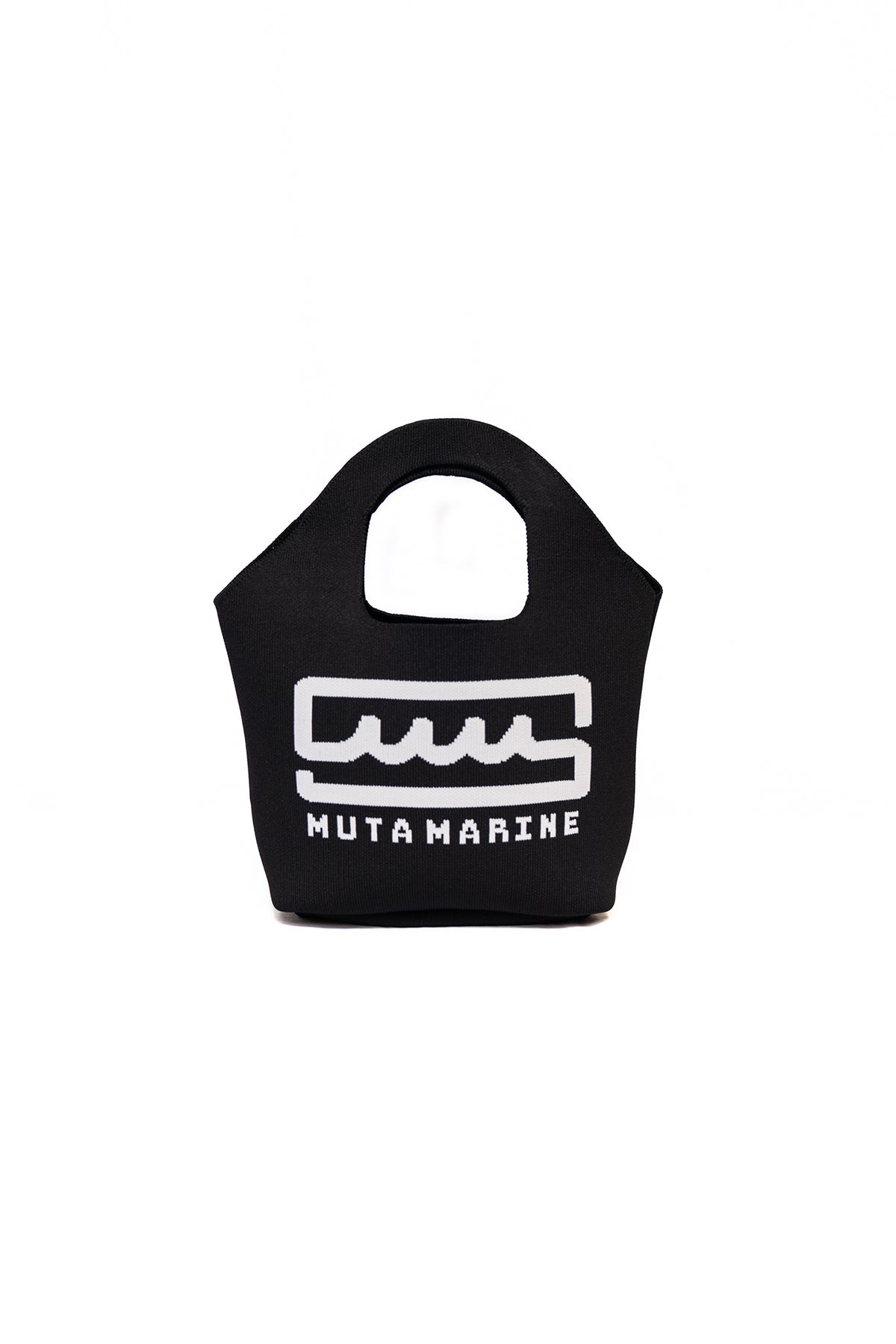 muta MARINE ムータ マリン | トートバッグ ブラック ニット ミニ MMSG 