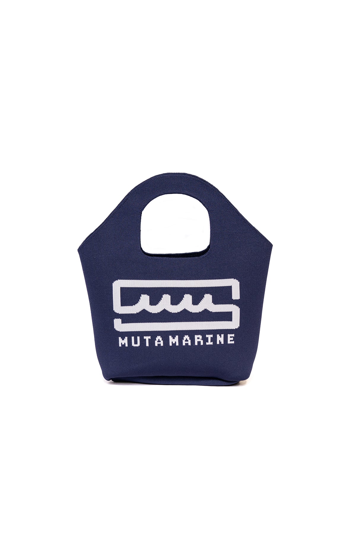 muta MARINE ムータ マリン | ミニ トートバッグ ネイビー ニット MMSG 