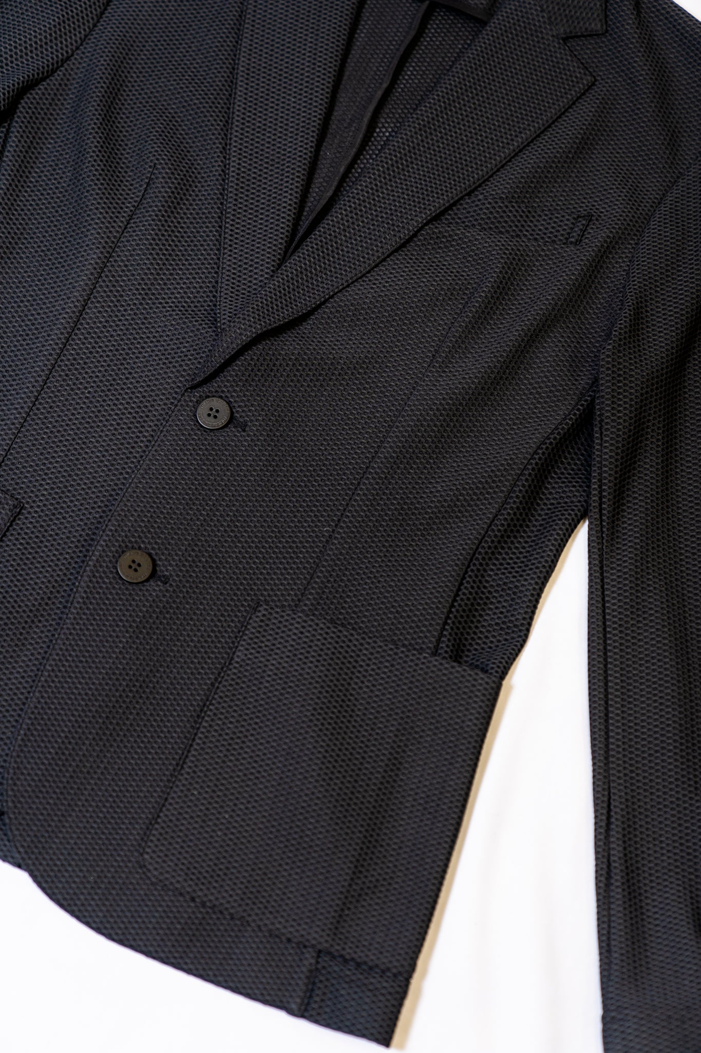 muta MARINE ムータ ストレッチメッシュシングルジャケット MMSG-230745 BLACK