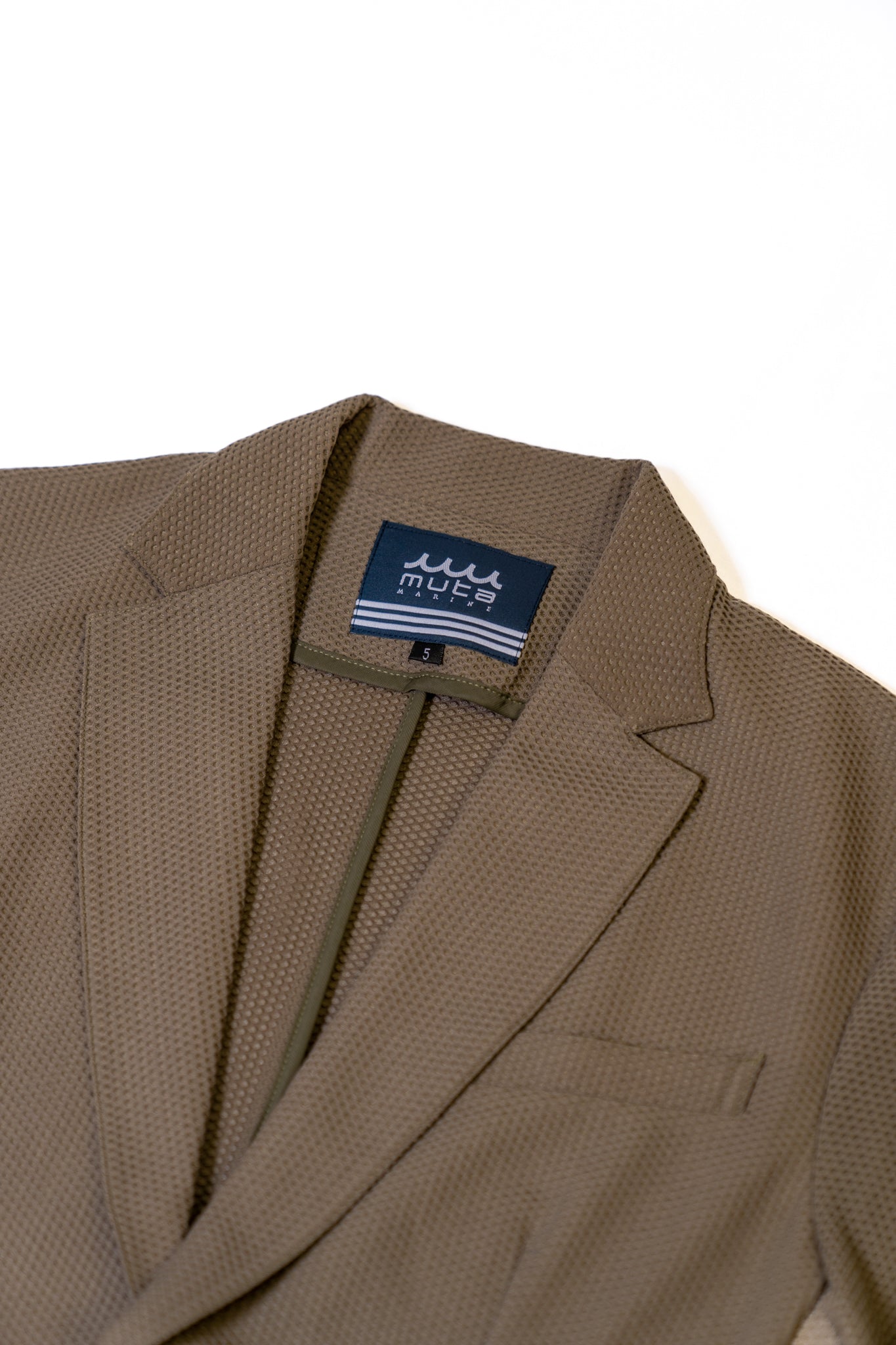 muta MARINE ムータ ストレッチメッシュシングルジャケット MMSG-230745 KHAKI