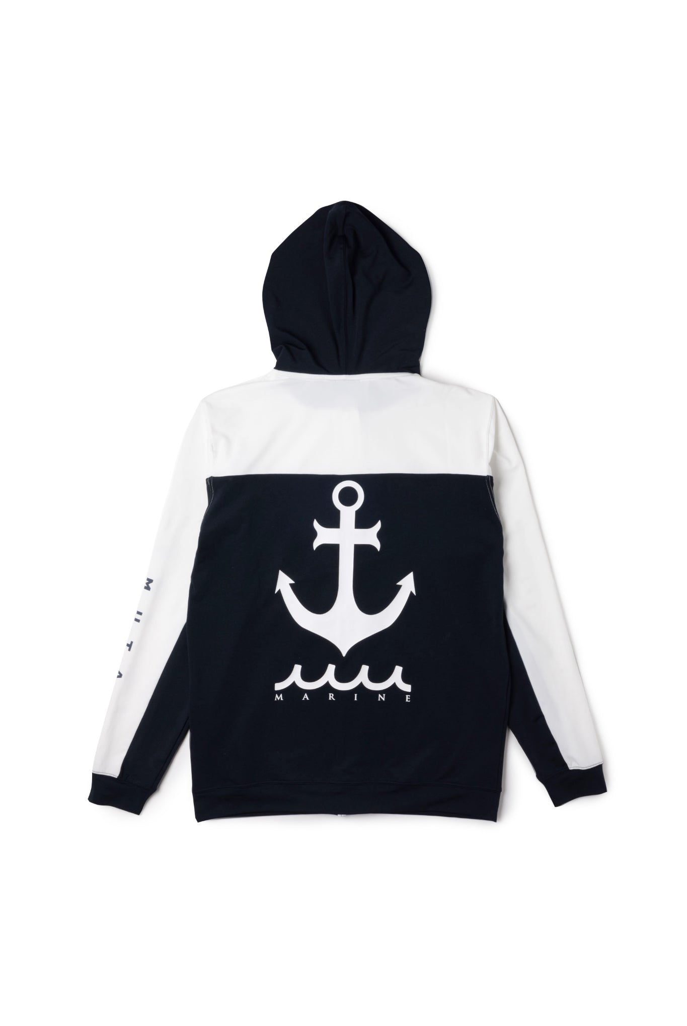 ラッシュパーカー (バイカラー) MMTK-435056 / WHITE×NAVY