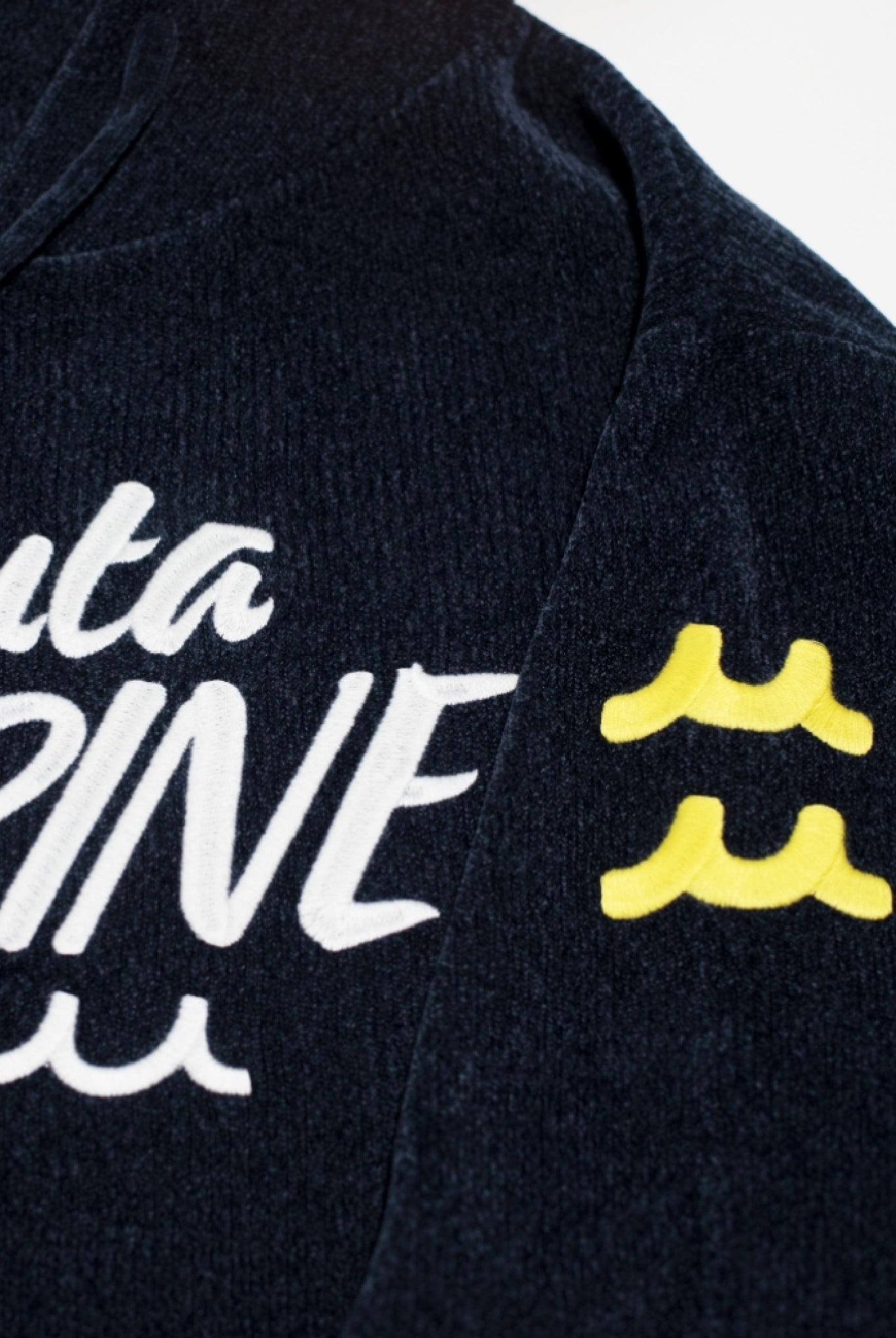 モールスムースニット ジップパーカー フーディ MMTK-443384 なめらかな肌触り 光沢感 ユニセックス / NAVY