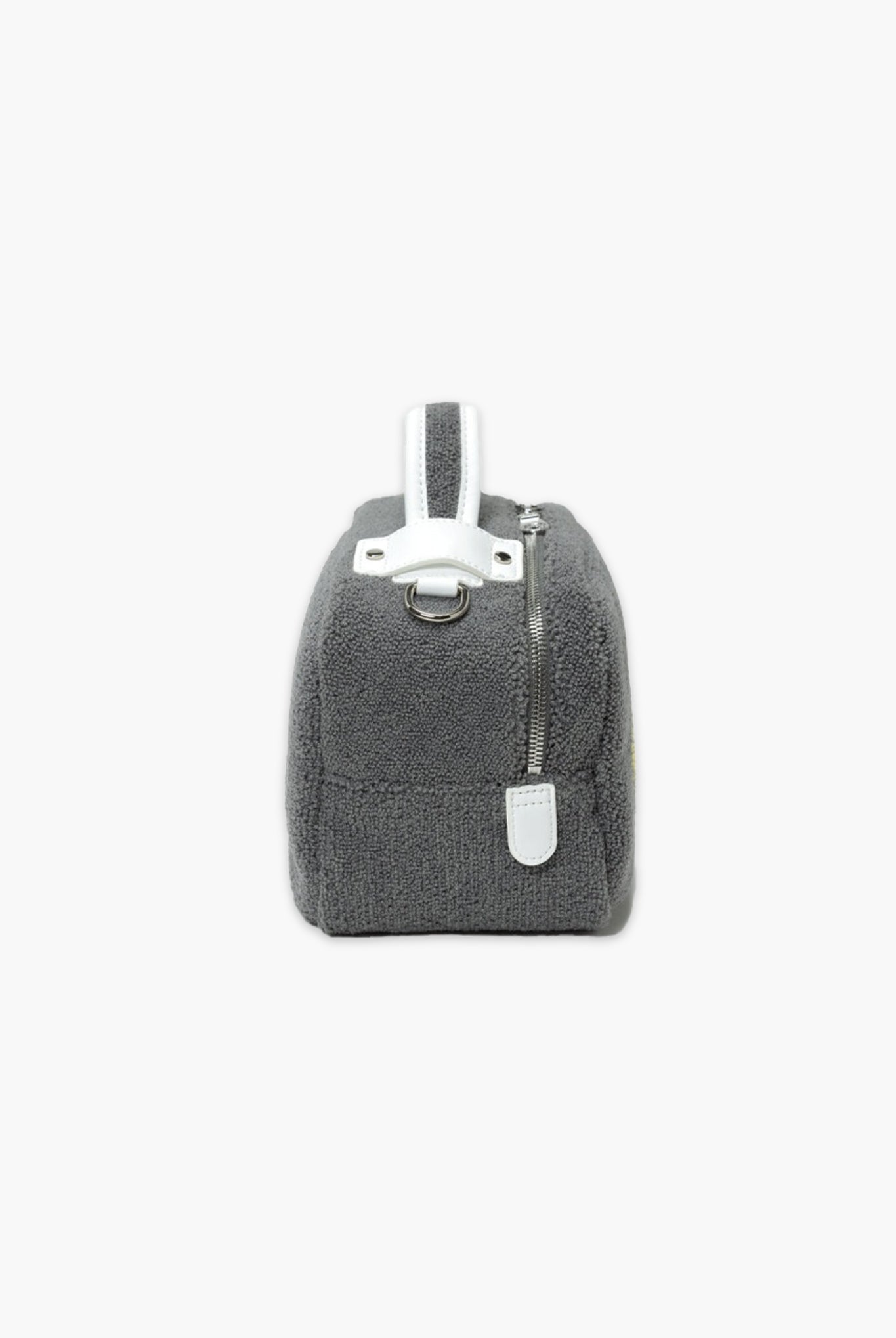 パイル ポーチバッグ MUSG-240112 パイル 内ポケット ショルダーストラップ ユニセックス / GREY