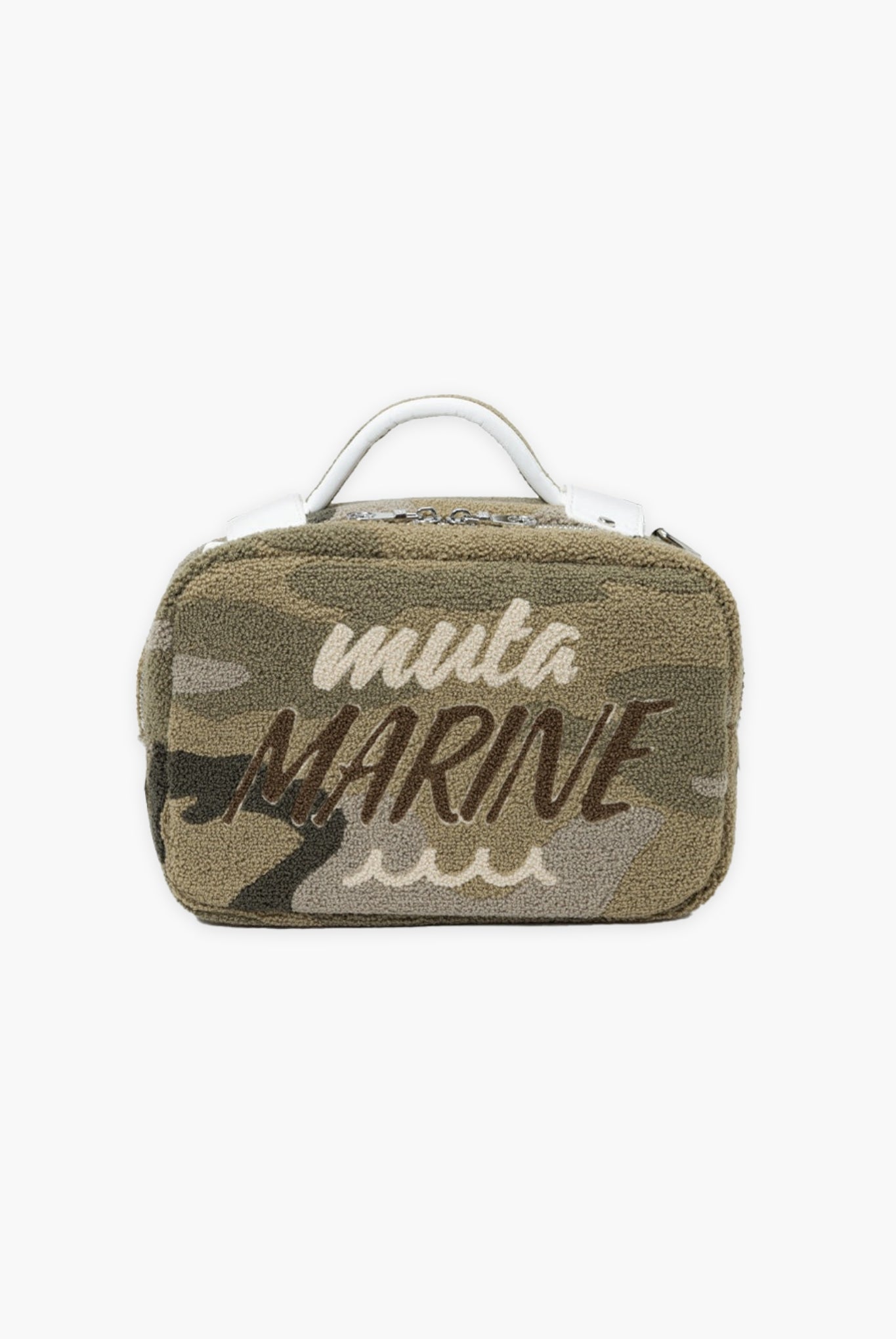 muta MARINE GOLF ムータ マリン ゴルフ | ポーチ カートポーチ ポーチバッグ パイル カモフラ カーキ ユニセックス  ショルダーストラップ 迷彩柄 ポーチバッグ MUSG-240112 / CAMO×KHAKI