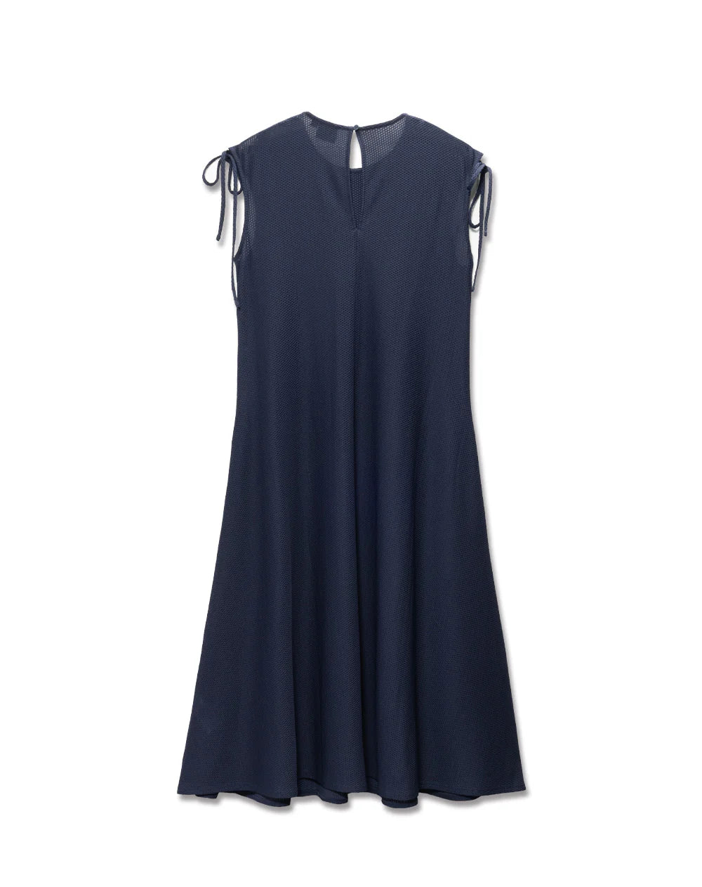 muta MARINE ムータマリン ストレッチメッシュ シャーリングワンピース NAVY