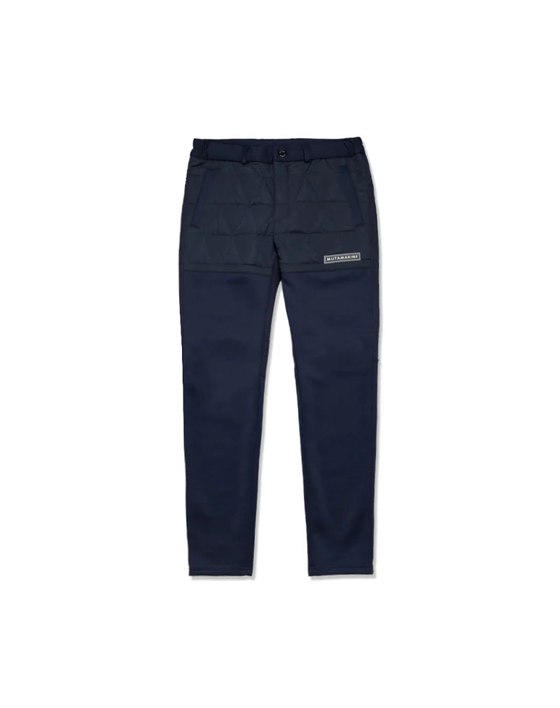 muta MARINE ジオメトリック キルティングパンツ Geometric down pants MMJC-444275 NAVY