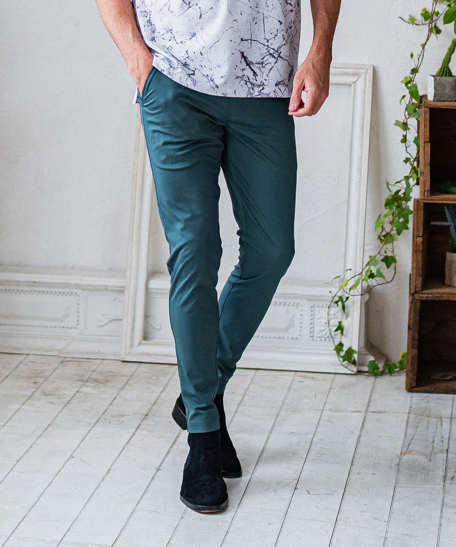 RESOUND CLOTHING リサウンド クロージング RC32-ST-016 ロングパンツ 新素材 CHRIS EASY PANTS KHAKI カーキ