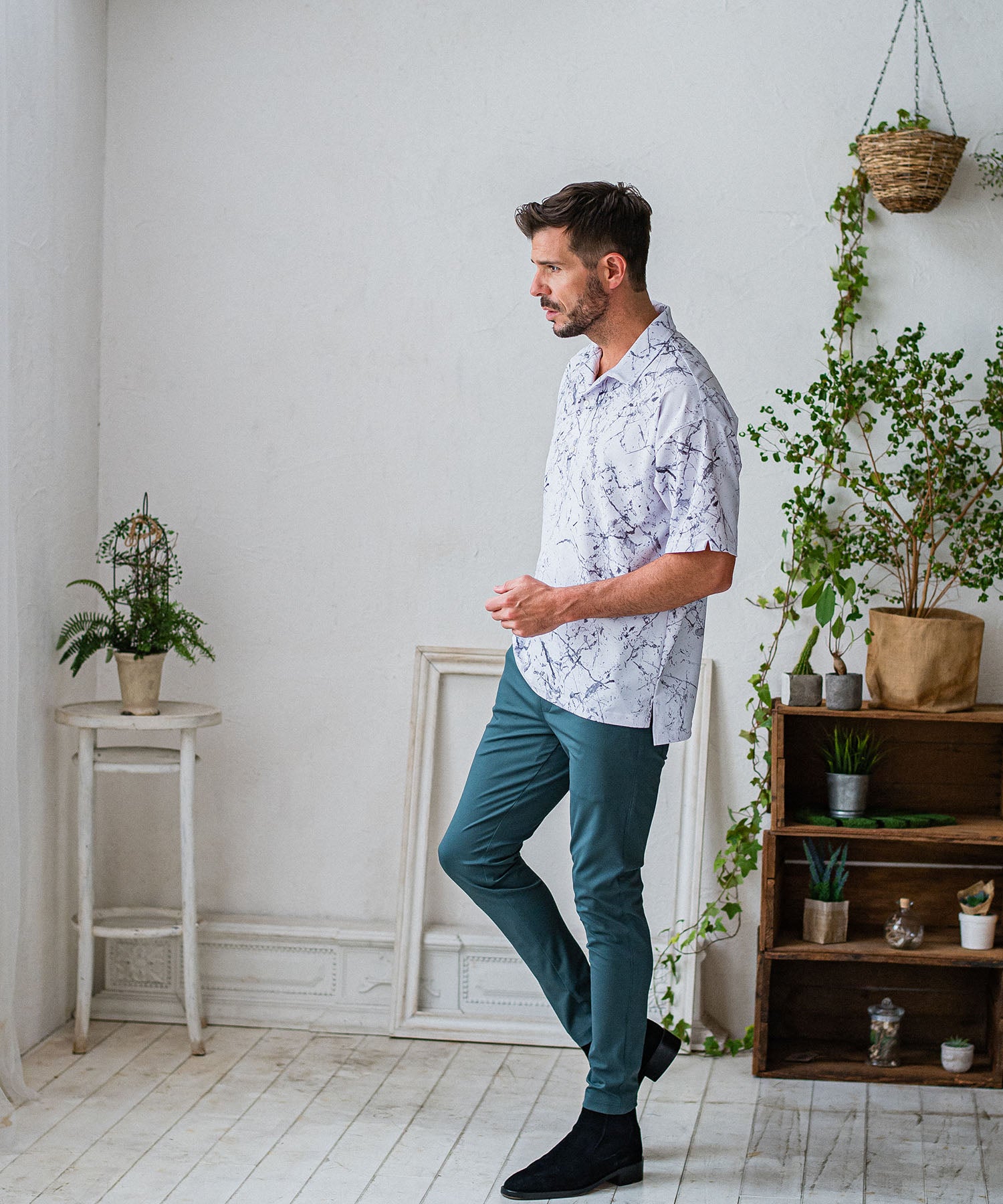 RESOUND CLOTHING リサウンド クロージング RC32-ST-016 ロングパンツ 新素材 CHRIS EASY PANTS KHAKI カーキ