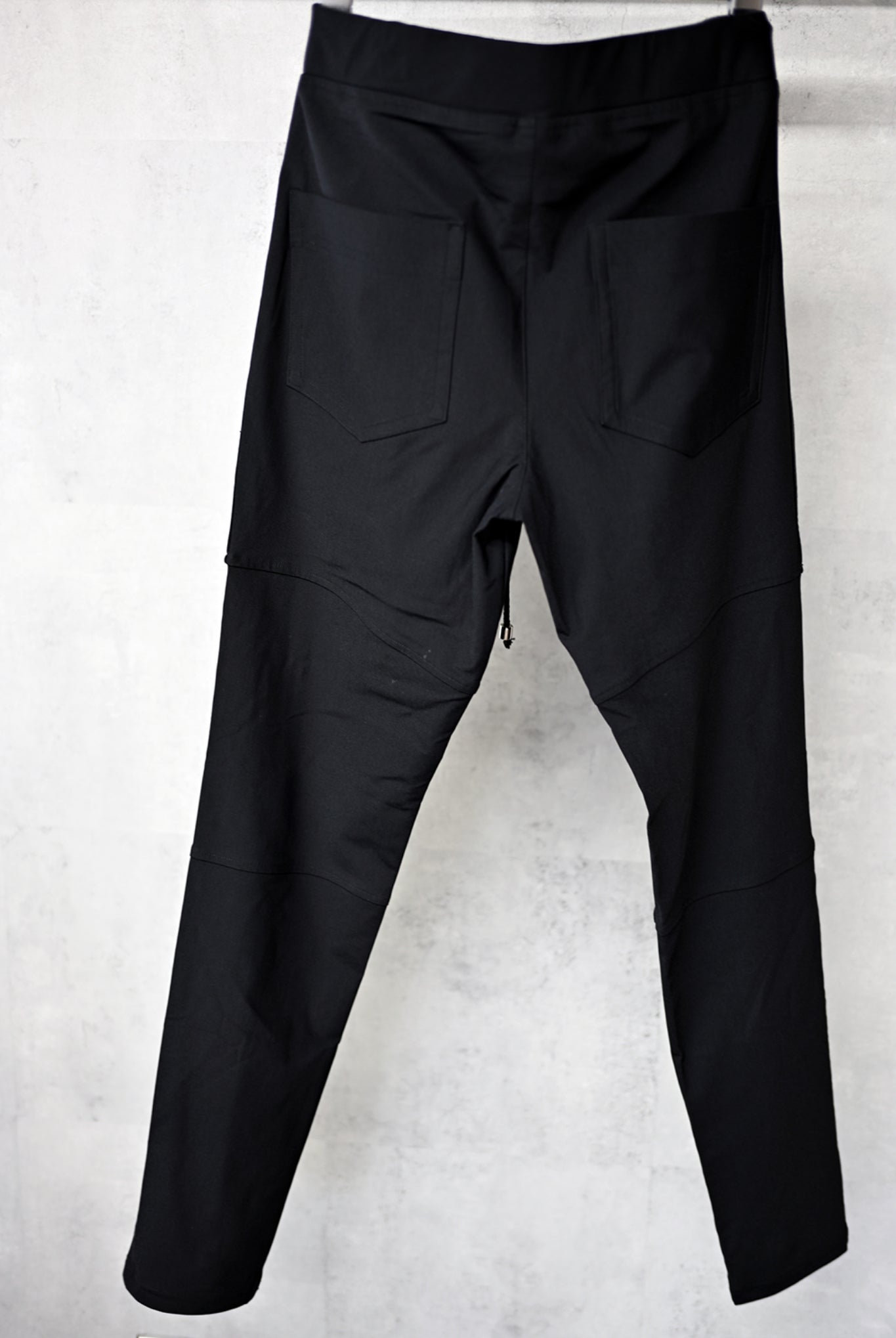 Johnson LINE NYLON PT BASIC-ST-009 SUPER TIGHT TAPERD ロングパンツ 機能素材 / BLACK×LINE BLACK