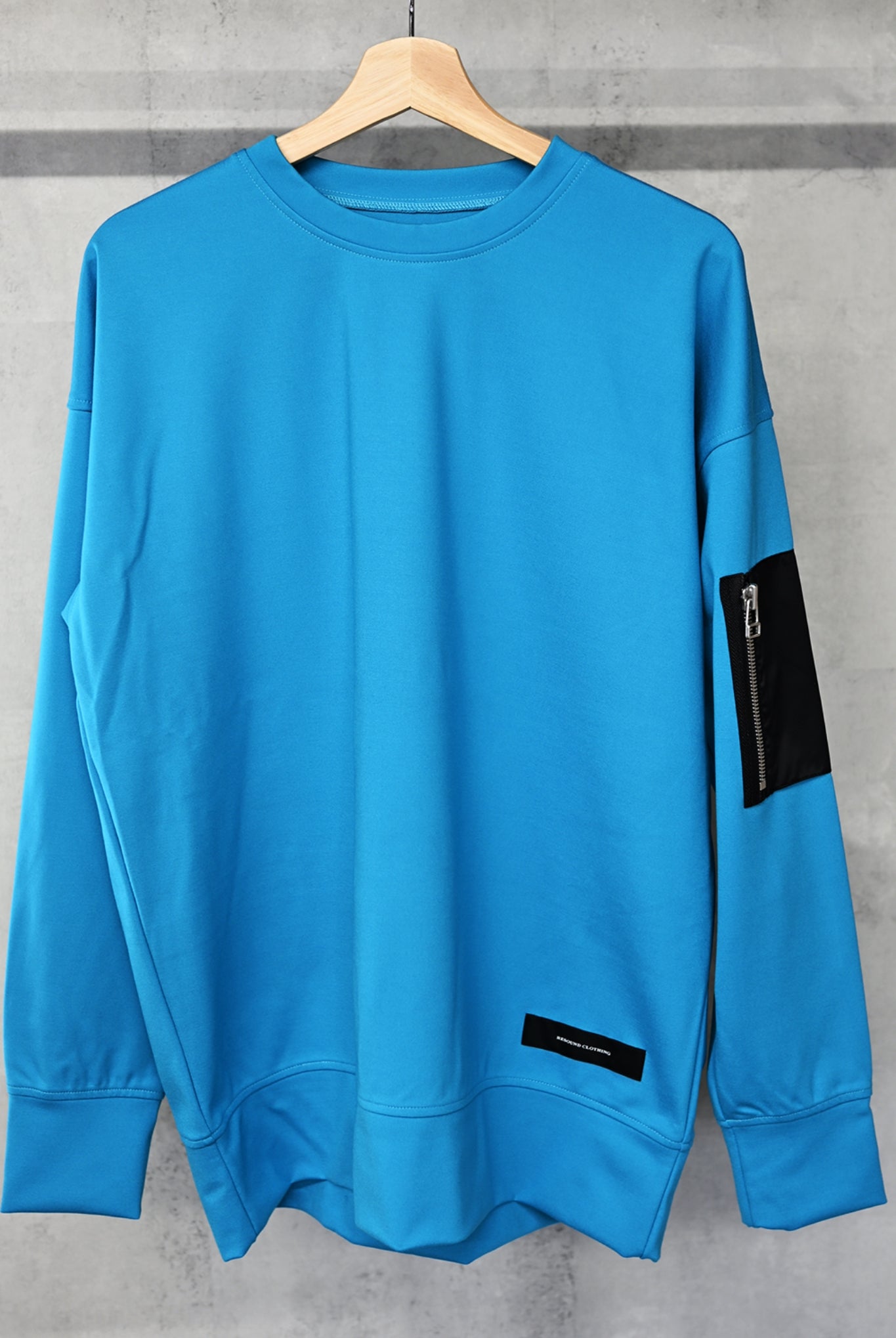 military pocket loose trainer RC33-C-002 トレーナー 機能素材 / BLUE