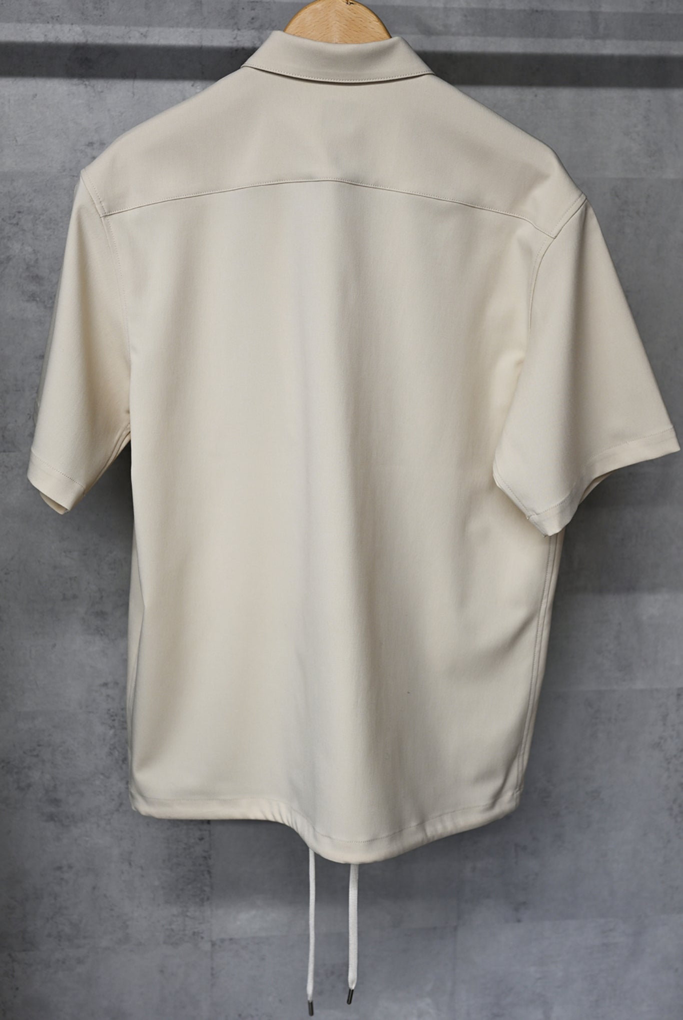 PULLOVER HALF shirt OVER SIZE シャツ / BEIGE