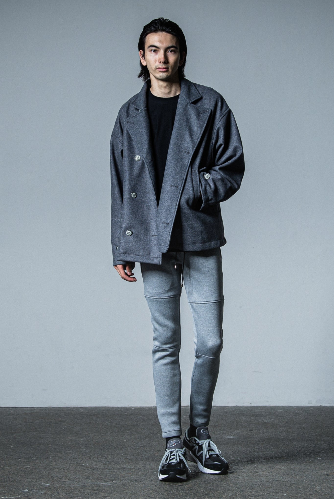 SLASH PT RC33-ST-012 super tight taperd ロングパンツ 速乾 ストレッチ / GREY