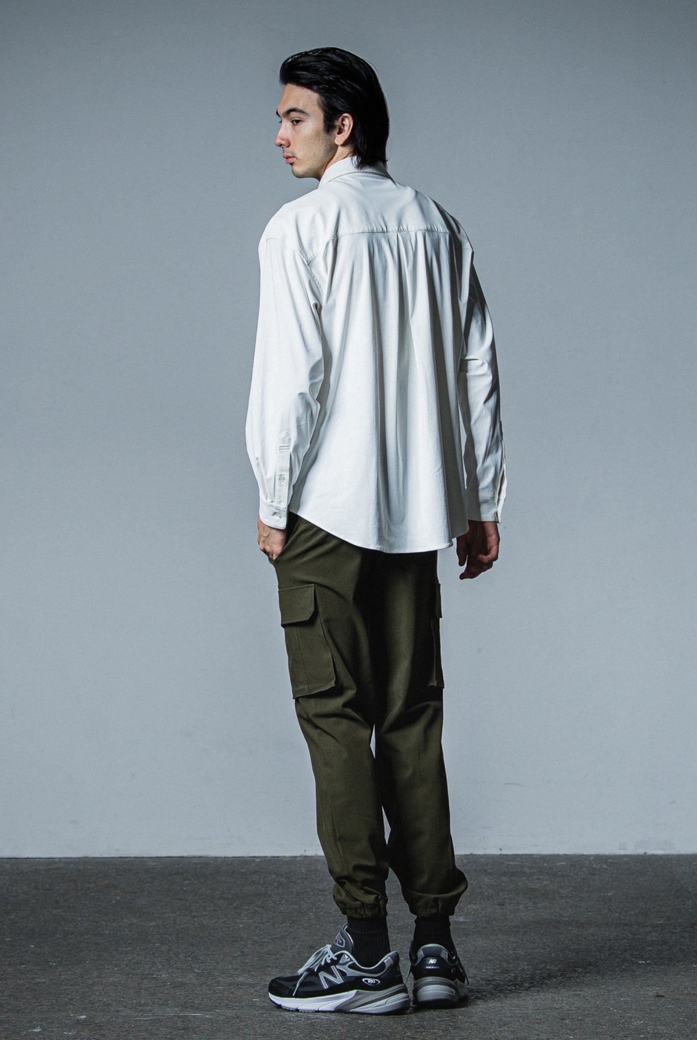 PT CARGO PANTS RC33-ST-035 SEMI LOOSE FIT ロングパンツ イージーカーゴ 速乾 / KHAKI
