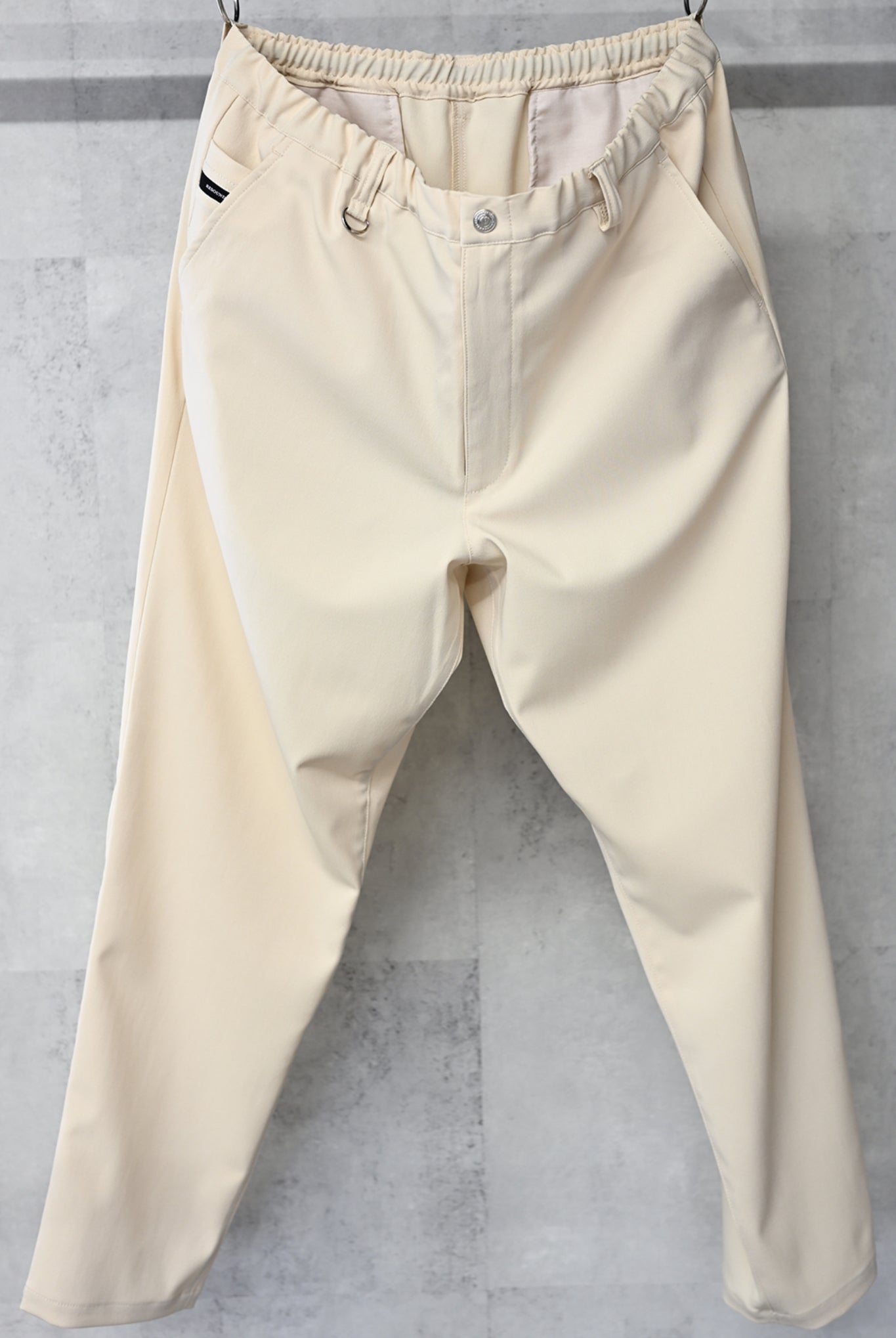 PAT WIDE EASY PANTS (POLY) RC33-ST-036BN WIDE TAPERD ロングパンツ ワイド イージースラックス ストレッチ / BEIGE